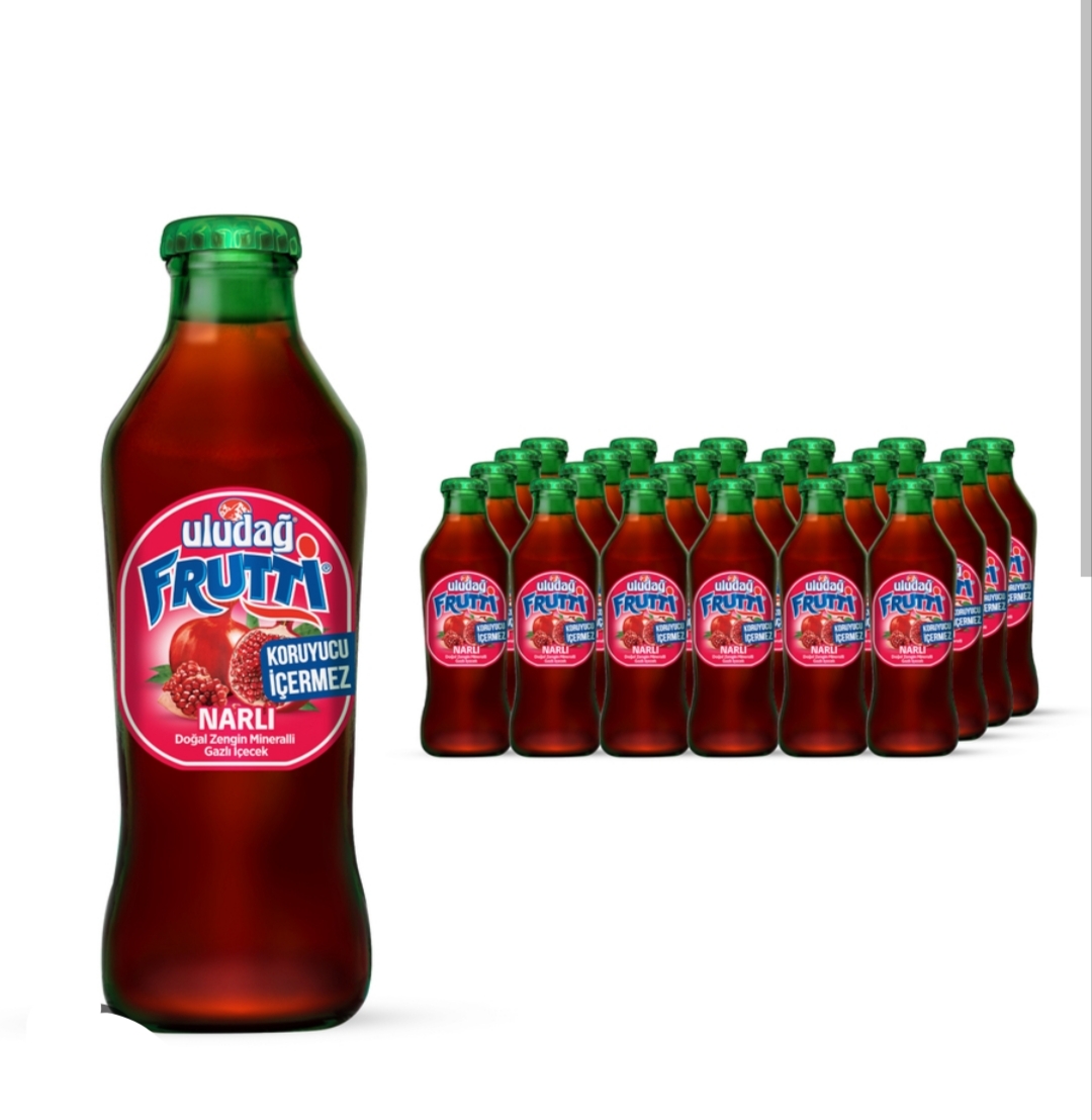 Uludağ Frutti Narlı Soda 0.20 L 24 Lü